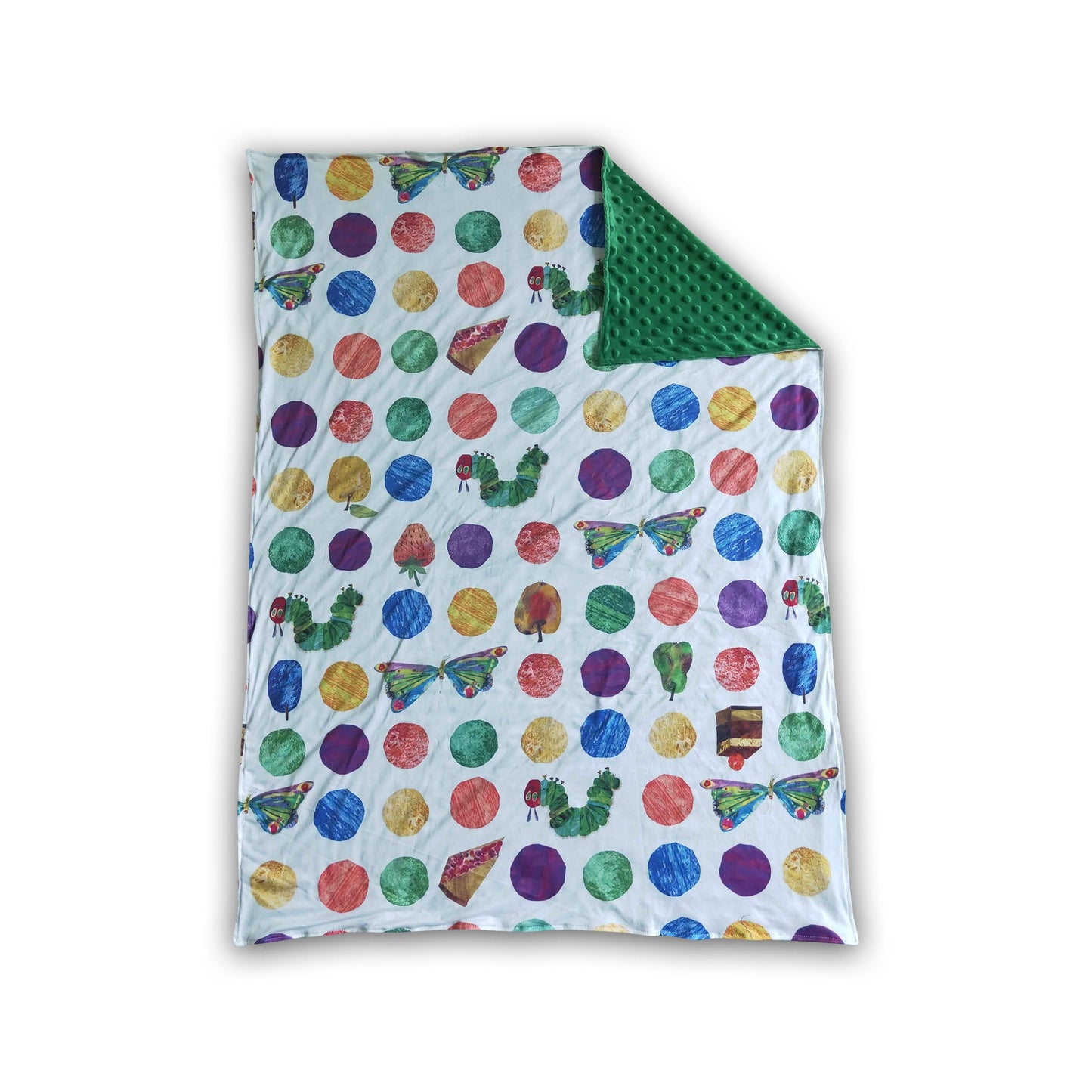 Butterfly green baby kids blankets