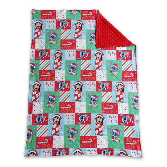 Koala red patchwork baby kids Christmas blankets