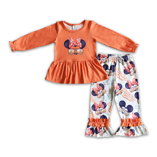 Best day ever mouse peplum set girls fall clothes