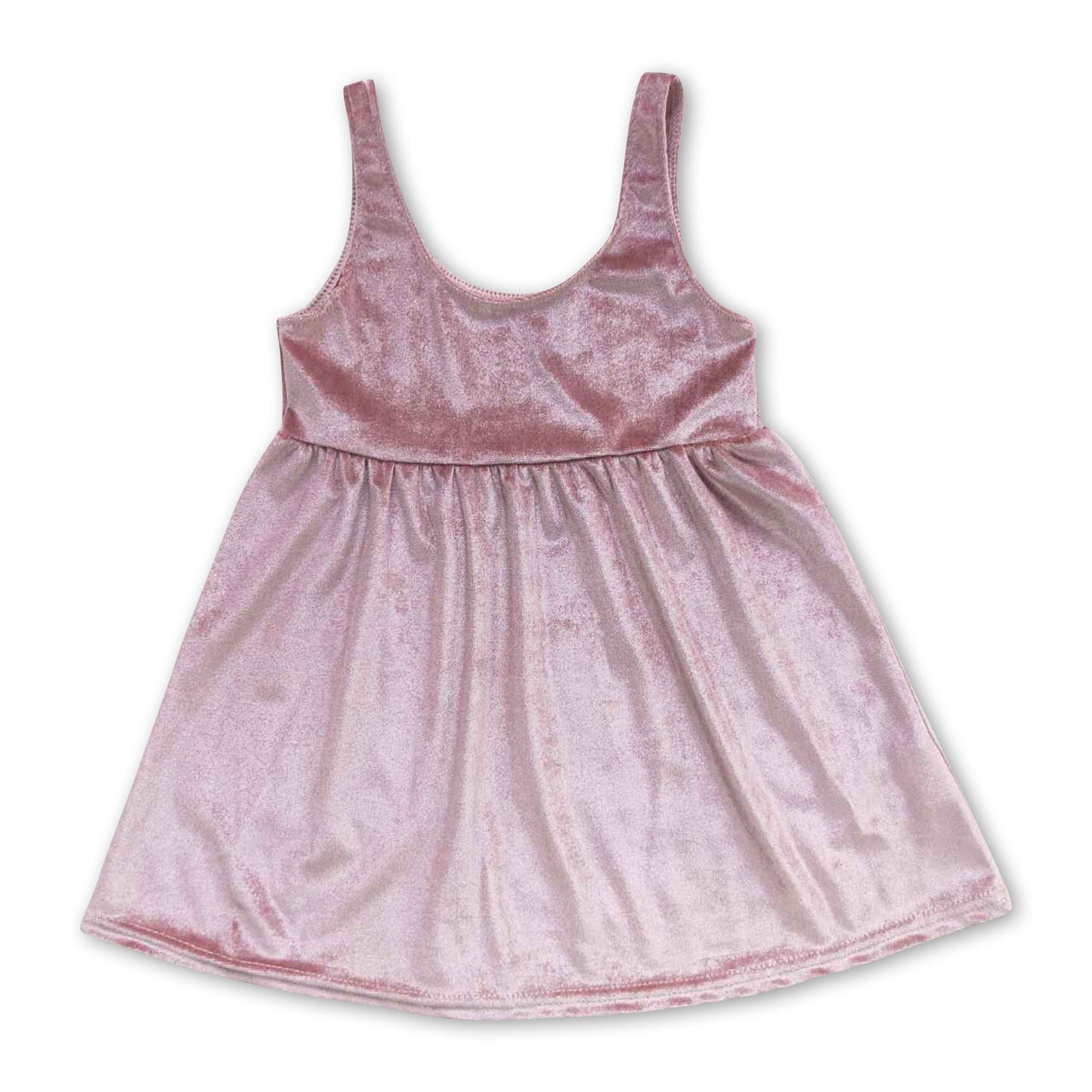 Sleeveless brown velvet baby girls fall dresses