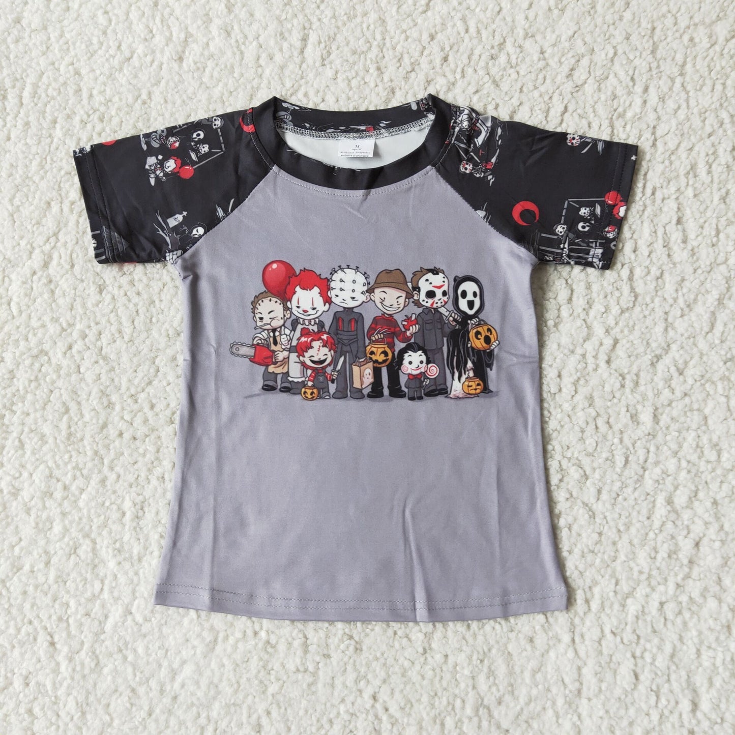 Boy Short Sleeve Halloween Shirt