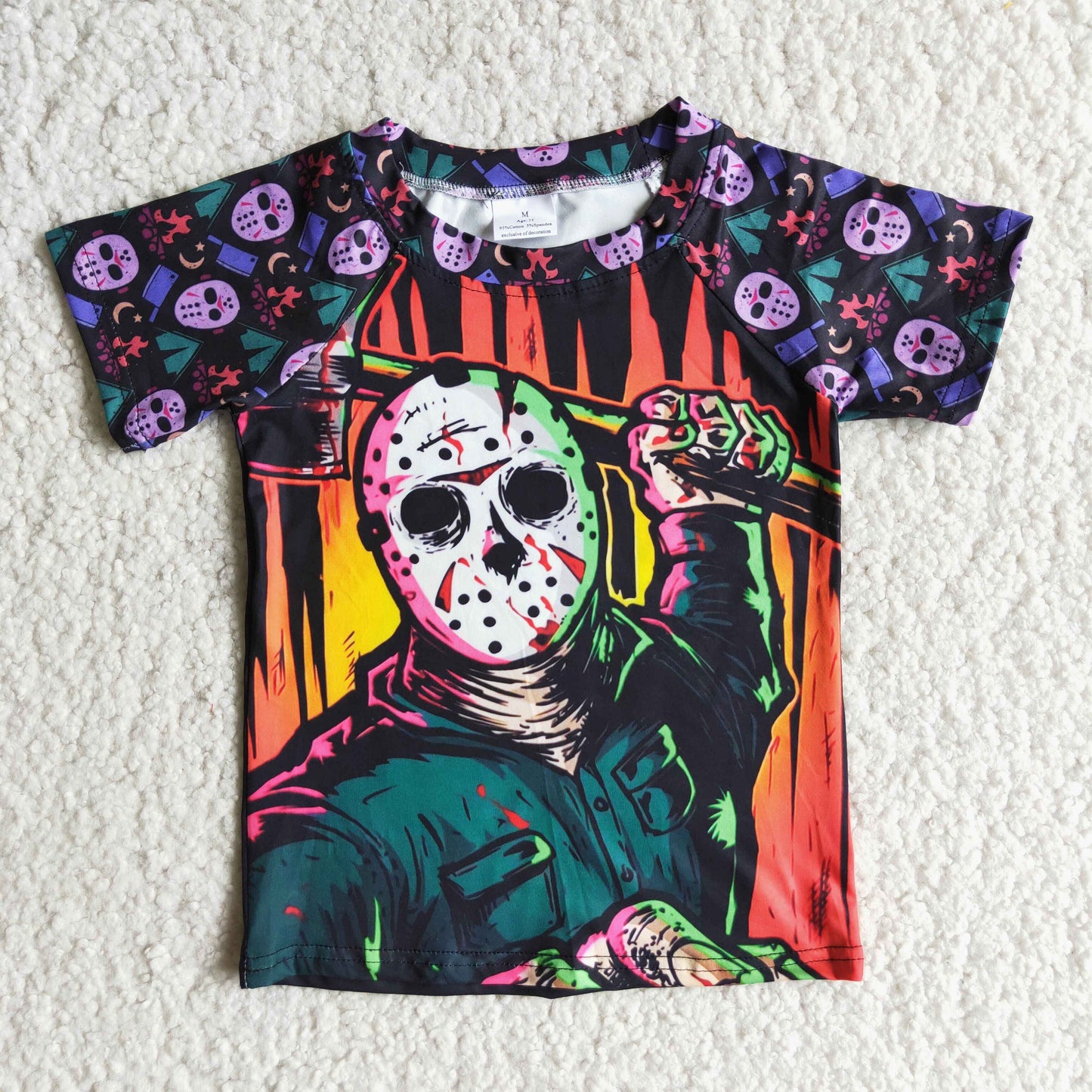 Boy Halloween Short Sleeve Shirt