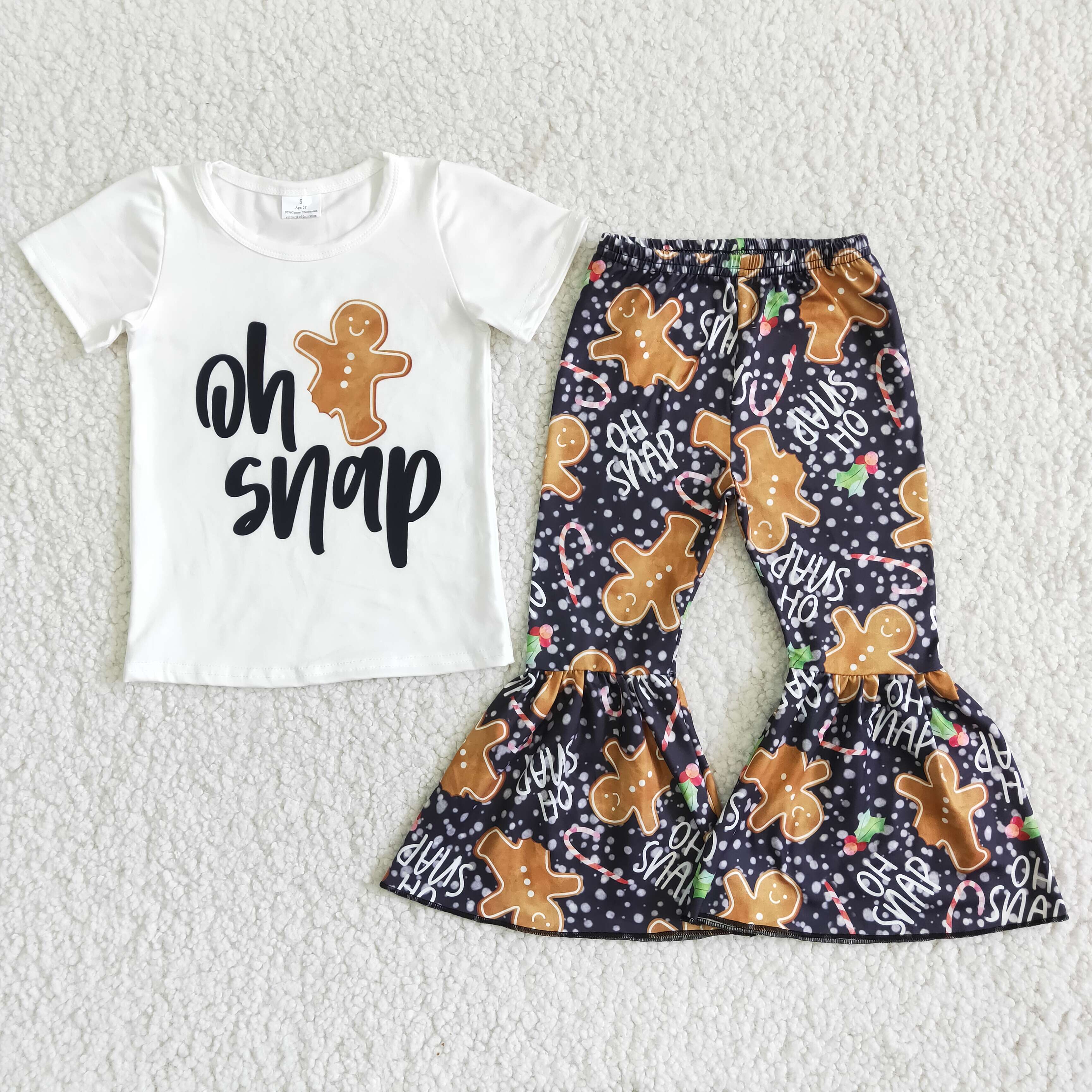 Girls hot sale snap pants