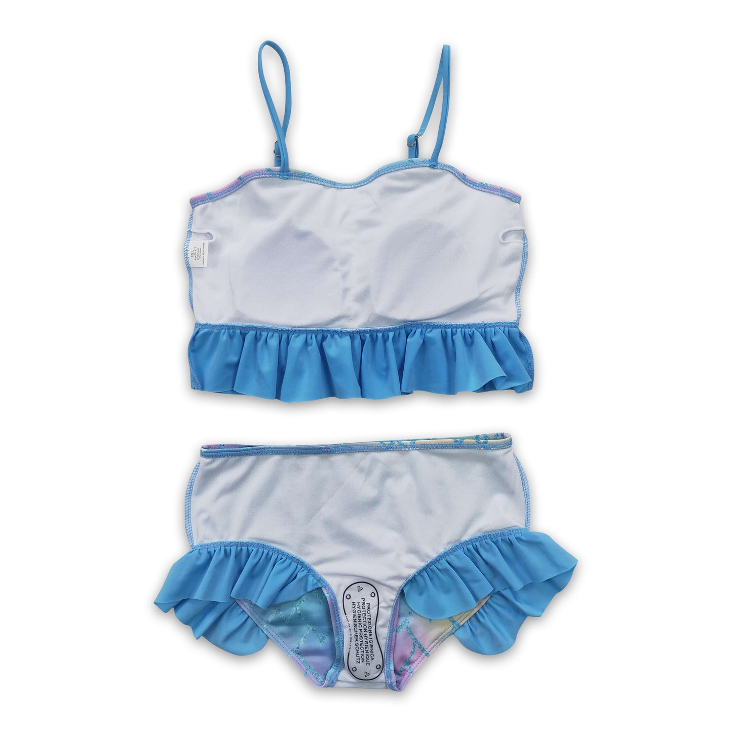 Tie dye 2 pcs baby girls summer swimsuit