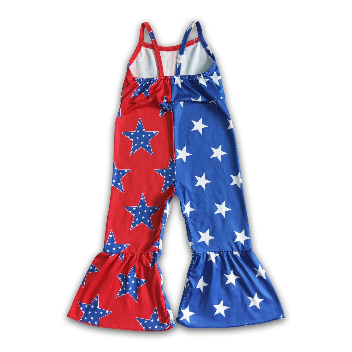 Stars baby kids girls 4th of july jumpsuit