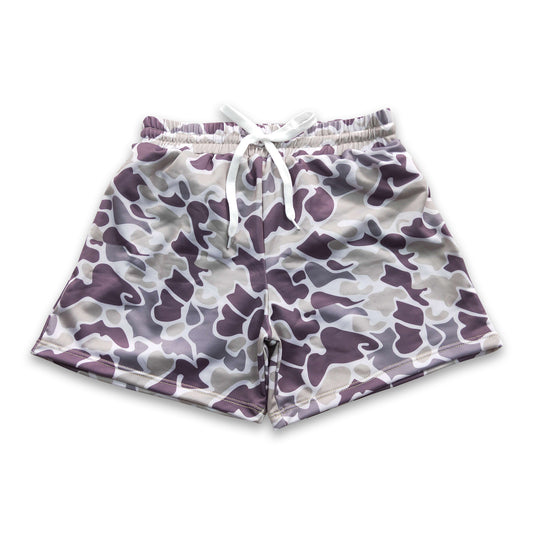 Camo summer boy swim trunks